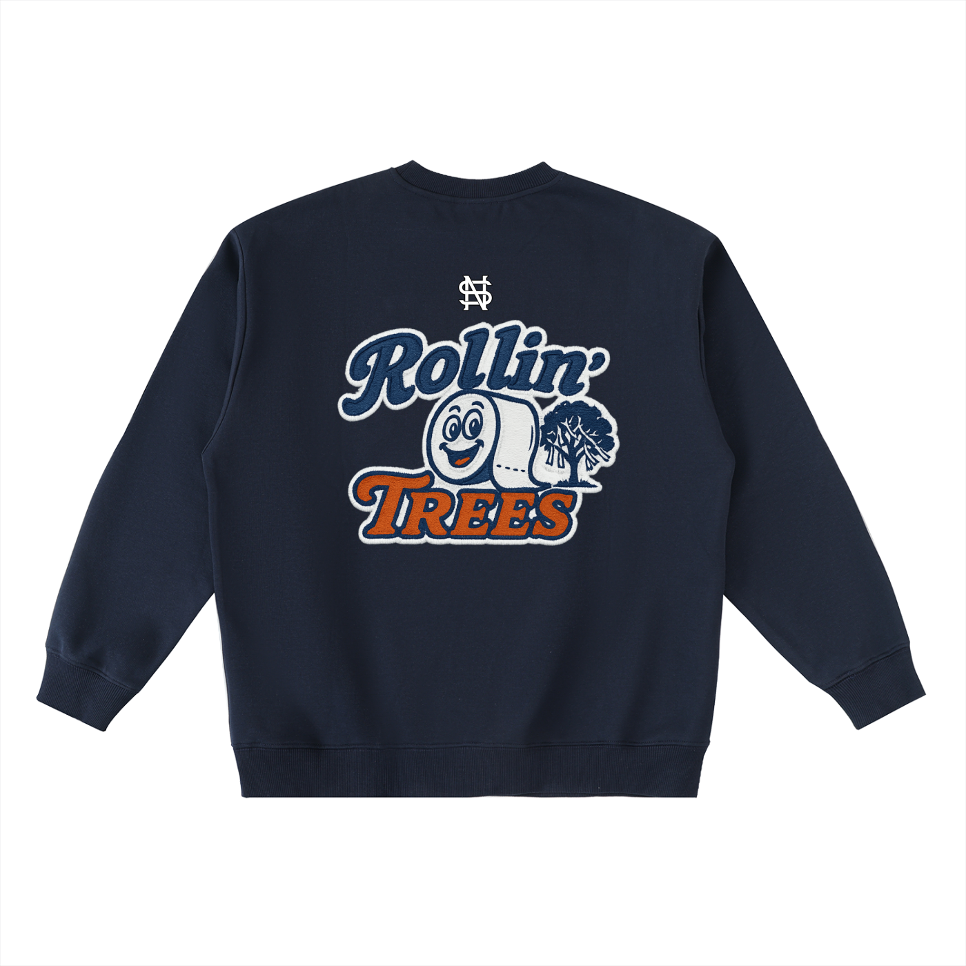 Oversized Crewneck Taped Sweatshirt