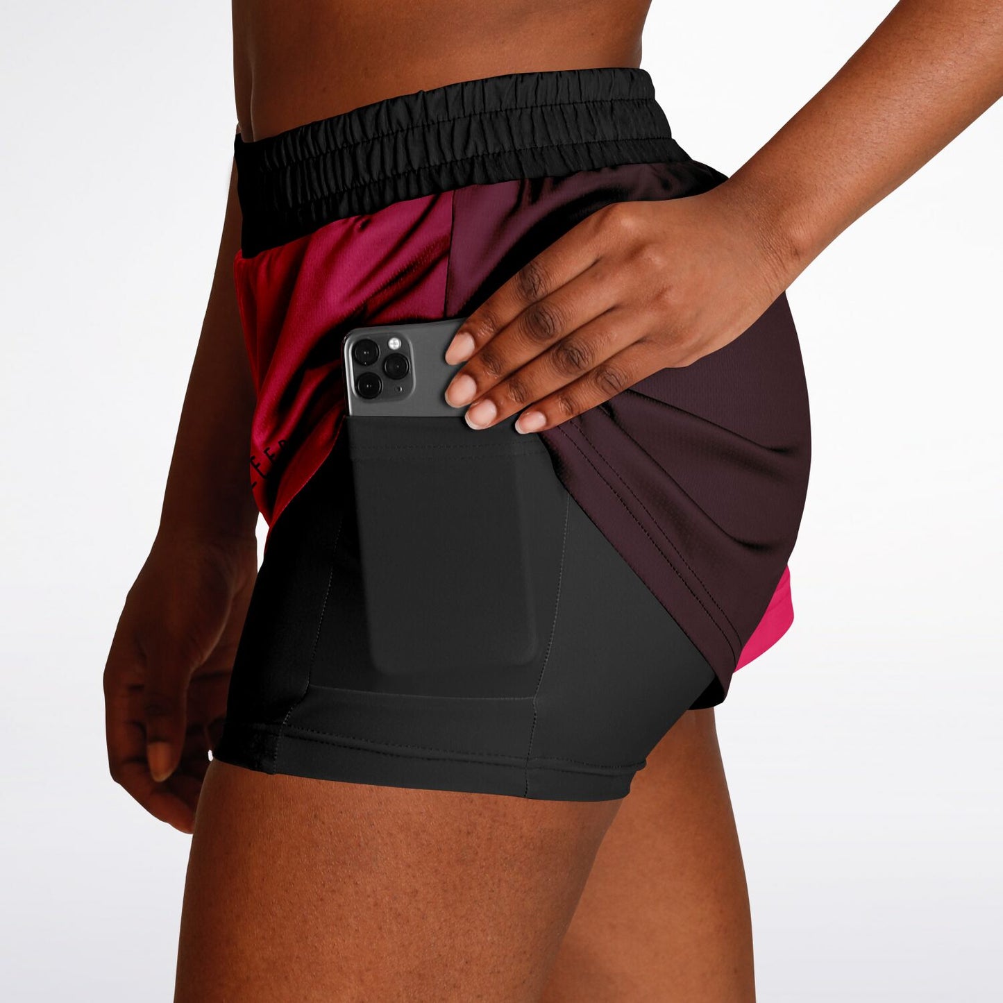 Women's NS 2-in-1 Shorts (Rubylicious)