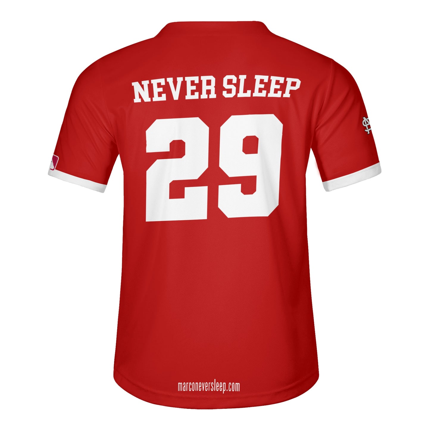 Never Sleep Baseball Jersey