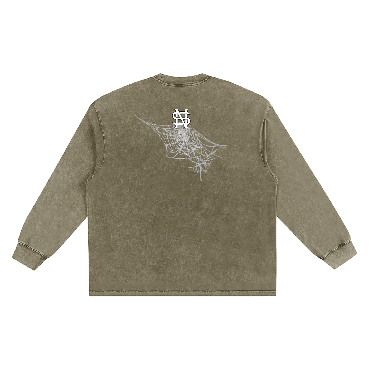 Snow Washed Frayed Edge T-Shirt