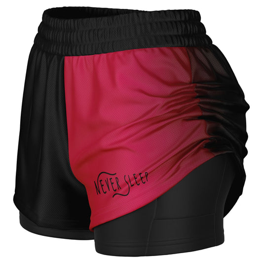 Women's NS 2-in-1 Shorts (Rubylicious)